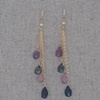 Tourmaline & Gold-Filled Chain Earrings