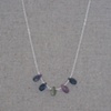 Tourmaline & Sterling Silver Chain Necklace