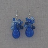 Czech Glass & Sterling Silver Earrings