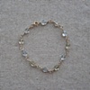 Multi-Aquamarine & Gold-Filled Wire Bracelet