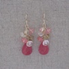 Cherry Quartz & Gold-Filled Earrings