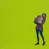 "Girl with Books"