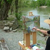 Painting along the Little Miami River, Loveland Ohio