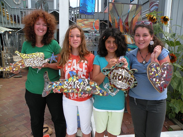 Mosaic Class: Mosaic Mermaind, Dolphin, Sea Turtle, & Heart