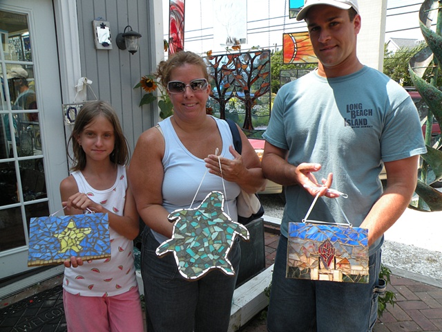 Mosaic Class: Mini Mosaics & Mosaic Turtle