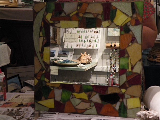 Mosaic Mirror  - Happy Hour!!