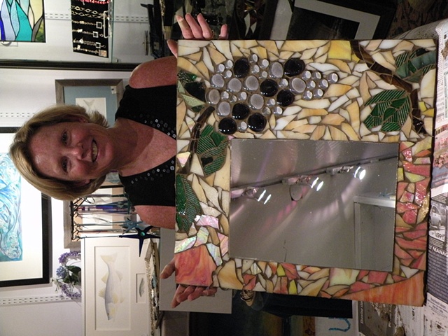 Mosaic Mirror - Happy Hour!