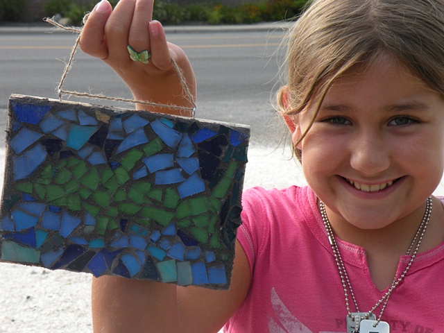 Mosaic Wall Hanging!  Fun!