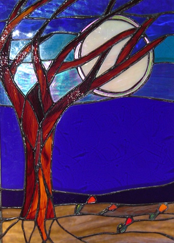 Spring Tree in the Wind