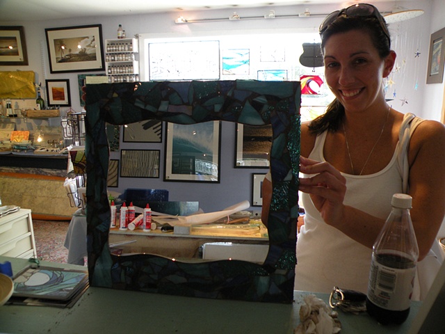 Happy Hour Mosaic Mirror Project