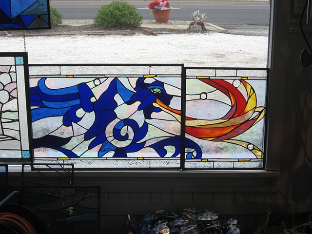 "The Dragon" partial view pre-intallation