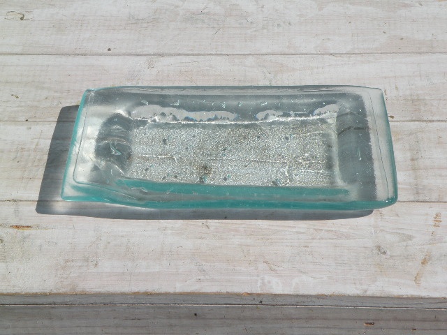 *Glacier* Recycled Glass Tray - Nut Dish
