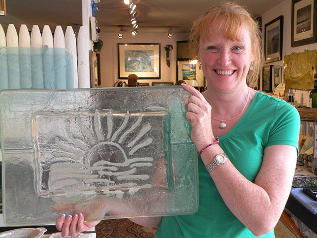 Fusing Class: Platter Made from Re-claimed Glass