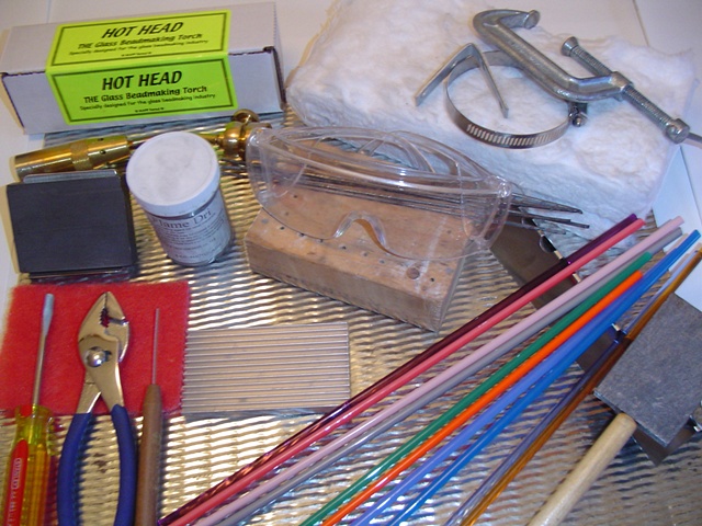 Glass Beadmaking Class Supplies