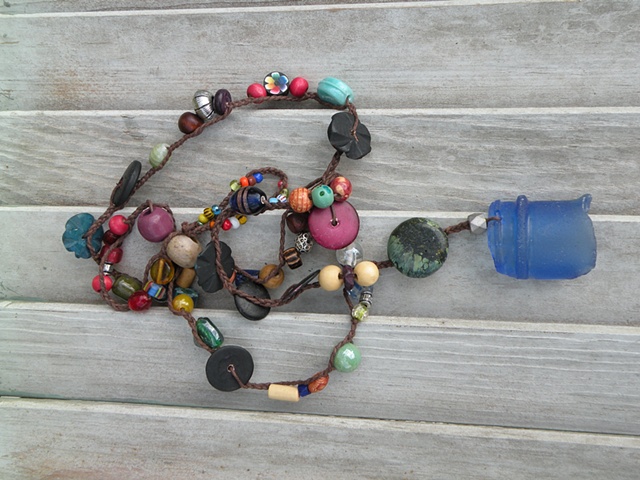 Pura Vida - blue seaglass