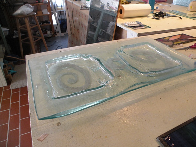 Recycled Glass Platter - Made by John