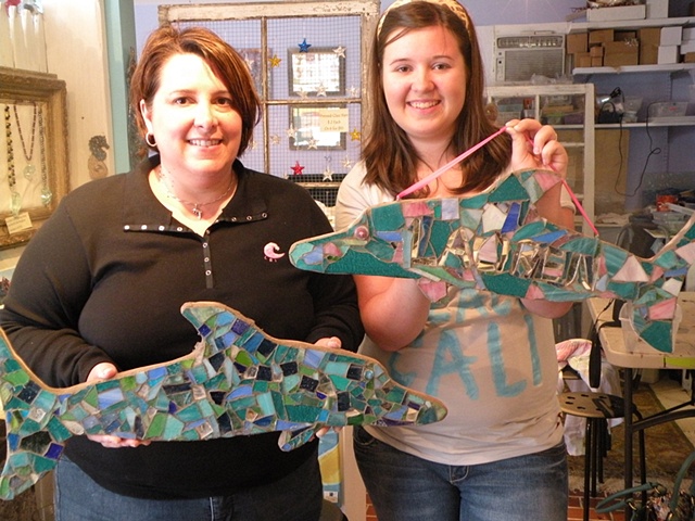Mosaic Dolphins