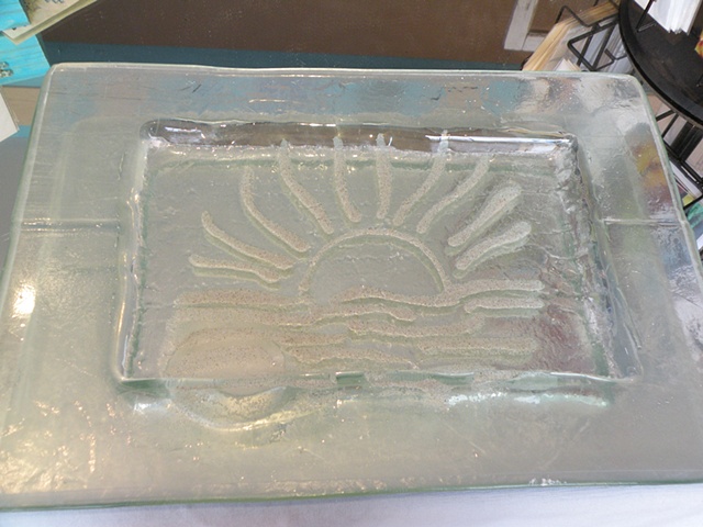 Fusing Class: Platter Made from Reclaimed Glass