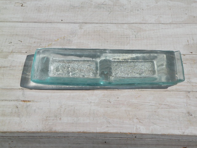 *Glacier* Recycled Glass Tray - 2 Dip Tray