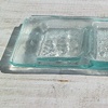 *Glacier* Recycled Glass Tray - 3 Dip Serving Platter