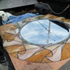 Master Bathroom Stained Glass Mirror: Pre-Installation II