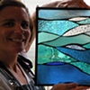 Stained Glass Class - Way to go Sue!