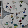 Mini Hearts in Front of the Doorway