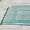 *Glacier* Recycled Glass Tray - Grande 3 Condiment  Tray