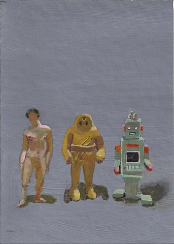 Man, Golem, Robot