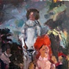 Pierrot Portrait After Watteau