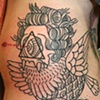 angie's cyclops skull bird lady in progress
