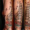 geo's sailor jerry ship tattoo