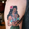 hula pin-up