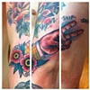 connors hand scissors tattoo by sanchez