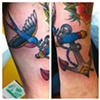 swallow and anchor tattoo by sanchez