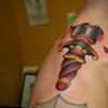 pat capocci's dagger tattoo