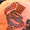 just go nuts sundae tattoo by sanchez tattooer