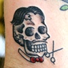 tonys barber movember skull