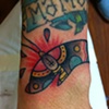 moth skin wrip tattoo on si by sanchez