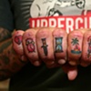 pat capocci's mini knuckle tattoo's