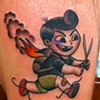 little reckless character tattooed on toby by sanchez