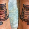 vin's owl tattoo's by sanchez