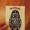 darth vader matryoshka doll, ink+coffee