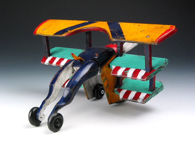 Blue Yellow Triplane