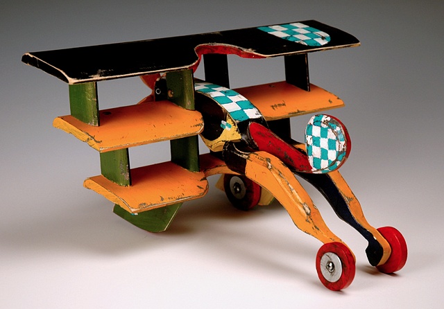 Black and Gold Triplane