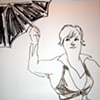 Leisha with umbrella
