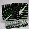 Dark Green Leaf Dishes 