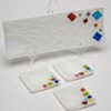 Dancing Squares (white)
