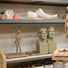 Fat man in clay