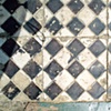 Tiles from Alc&aacute;zares Reales de Sevilla and view from our hotel , Sevilla